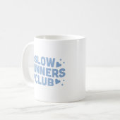 Mug Slow runner club drôle (Devant gauche)
