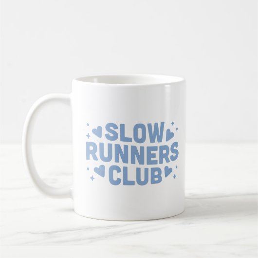 Mug Slow runner club drôle (Gauche)