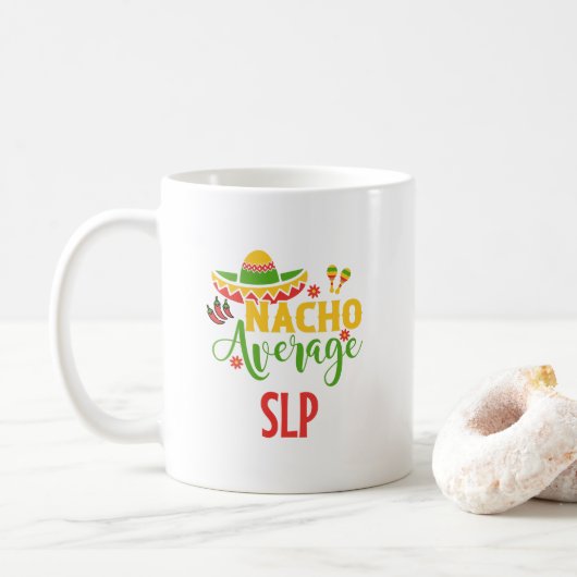 Mug SLP Discours Langue Pathologiste Thérapie Graduati (Avec donut)
