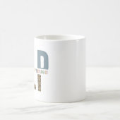 Mug SLP papier guépard orthophoniste cadeau (Centre)