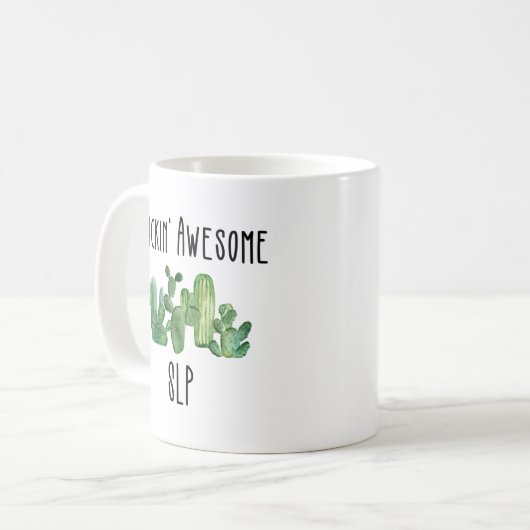 Mug SLP Speech Therapist Pathologist Teacher Gift (Devant gauche)