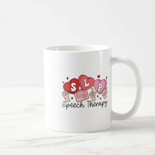 Mug Slp Valentines Discours de la Journée Langue Patho (Droite)