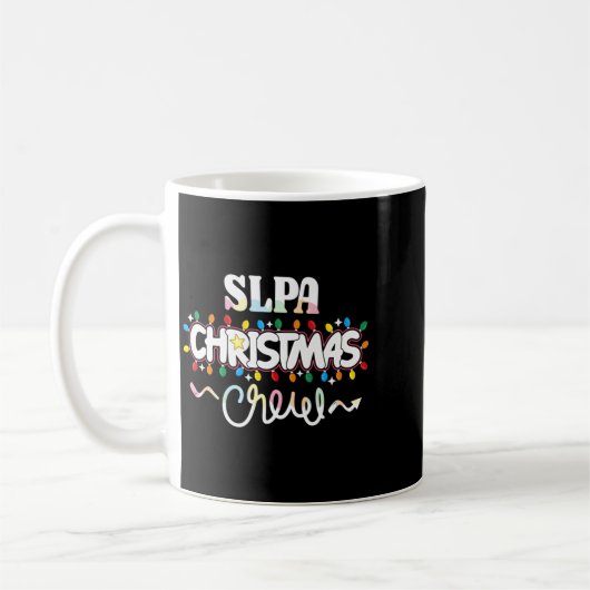 Mug Slpa Christmas Crew Speech Pathology Istant Xma  (Gauche)