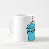 Mug Slushy Bleu Kawaii (Devant gauche)
