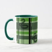 Mug SLYTHERIN™ Tartan Plaid Motif (Gauche)