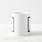 Mug Sm - Symbole de l'élément de chimie drôle de Slend (Centre)