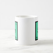 Mug Sm - Tee Symbole d'Élément de Chimie de Machine Si (Centre)