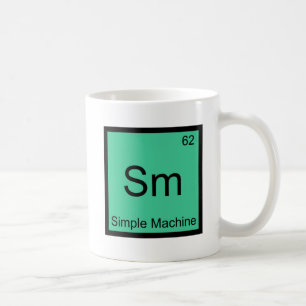 Mug Sm - Tee Symbole d'Élément de Chimie de Machine Si