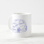 Mug Sma ForTwo 2007 (Devant gauche)