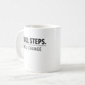 Mug Small Steps Real Change – Minimal Motivation Hoodi (Devant gauche)