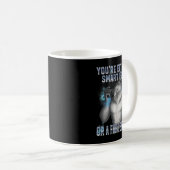 Mug Smart Fella Alpha Wolf Mème Drôle Werewolf maudit (Devant droit)