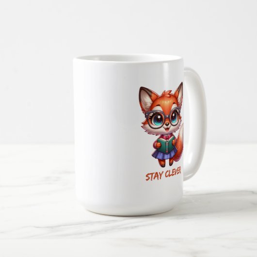 Mug Smart Fox-Book Lover (Devant droit)