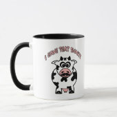 Mug Smarts de thé à la vache moustache (Gauche)