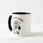 Mug Smarts de thé à la vache moustache (Devant gauche)