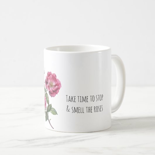 Mug Smell the Roses   (Devant droit)