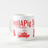 Mug SMELLAPIG RADAR SYSTEMS drôle sarcastique (Devant gauche)