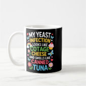 Mug Smells Like Canned Tuna Inappropriate Humor Saying (Gauche)