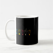 Mug Smile ASL Alphabet American Sing Language ASL Teac (Gauche)