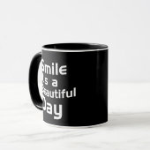 Mug Smile C'est une belle journée (Devant gauche)