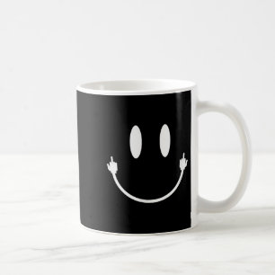 Mug Smile Face Moyen Doigt Main Funny Sourcam Mème S