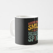 Mug Smile Healthy Spine Chiropractor Conception de dev (Devant gauche)