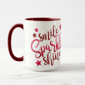 Mug Smile Sparkine Shine Bourgogne (Gauche)