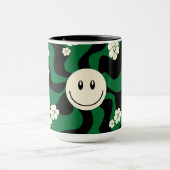 Mug Smile - Vert, Crème et Noir (Centre)