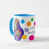 Mug Smiles Joy Party Cartoon Art (Devant gauche)