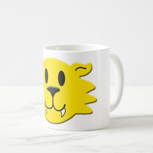 Mug Smiley de loup-garou (Devant droit)