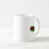 Mug Smiling Ladybug sur Green Leaf Mini - (Devant droit)