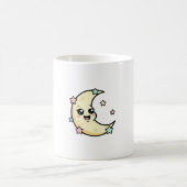 Mug Smiling Moon – Cute Kawaii Illustration (Centre)
