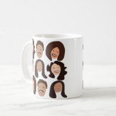 Mug Smiling People Happy Face (Devant gauche)