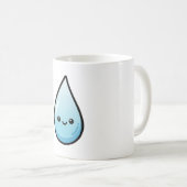 Mug Smiling Raindrop – Cute Kawaii Illustration (Devant droit)