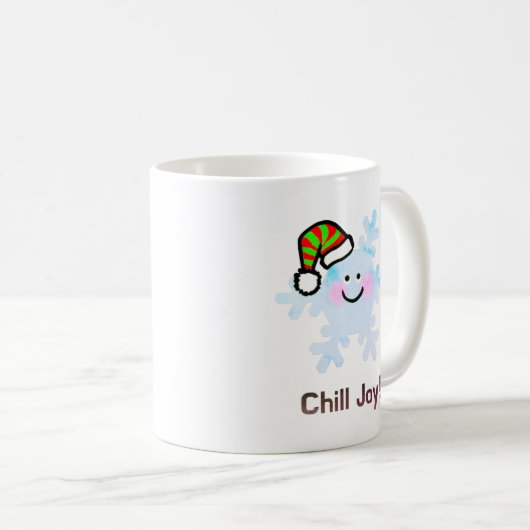 Mug Smiling Snowflake Holiday Cheer (Devant droit)