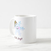 Mug Smiling Snowflake Holiday Cheer (Devant gauche)