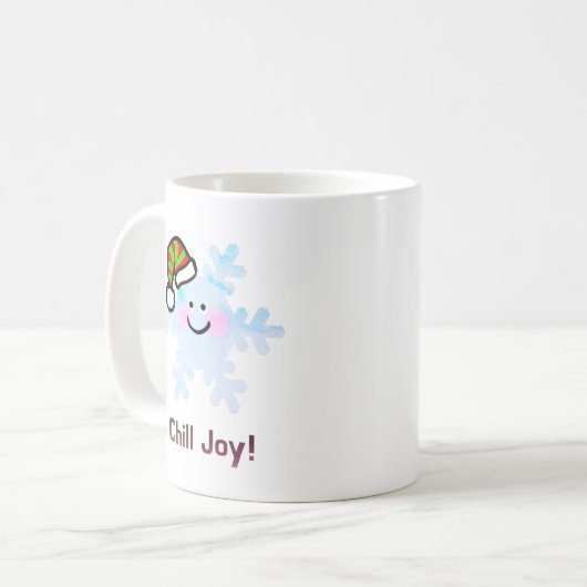 Mug Smiling Snowflake Holiday Cheer (Devant gauche)