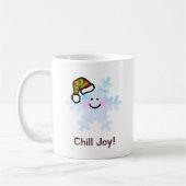 Mug Smiling Snowflake Holiday Cheer (Gauche)