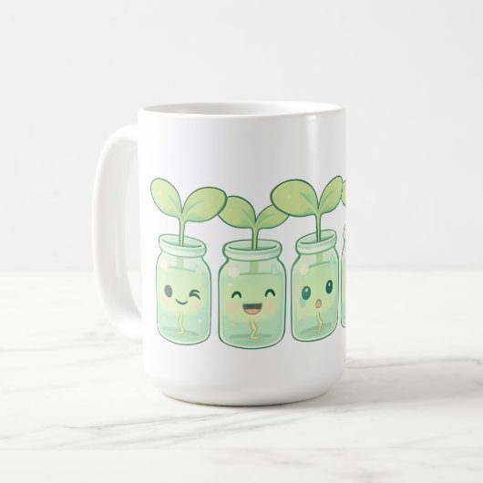 Mug Smiling Sprout Family (Devant gauche)