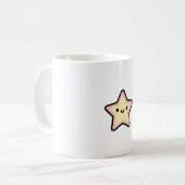 Mug Smiling Star – Cute Kawaii Illustration (Devant gauche)