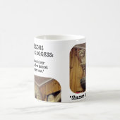 Mug Smokey que le chat sauvage indique que "fermentez (Centre)