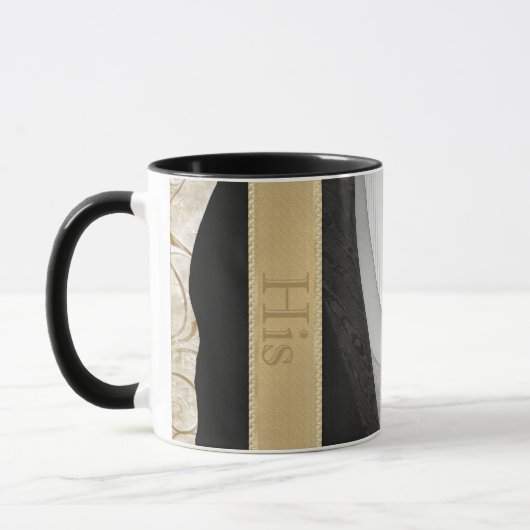 Mug Smoking de mariés "sien " (Gauche)