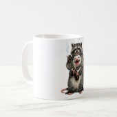 Mug Smoking Raccoon, Beer Opossum Best Friends (Devant gauche)