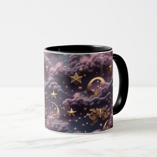 Mug - Smoky Plum Celestial Moon (Devant droit)