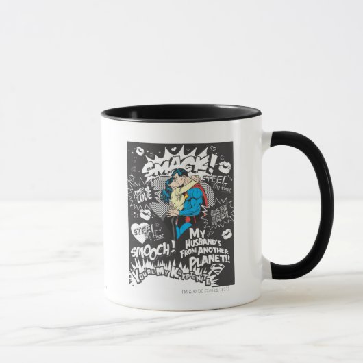 Mug Smooch, Smack - Collage (Droite)