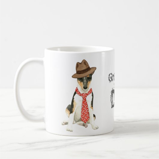 Mug Smooth Collie Papa (Gauche)