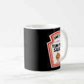 Mug Smooth Yum Yum Sauce Condiment Costume Matching (Devant droit)