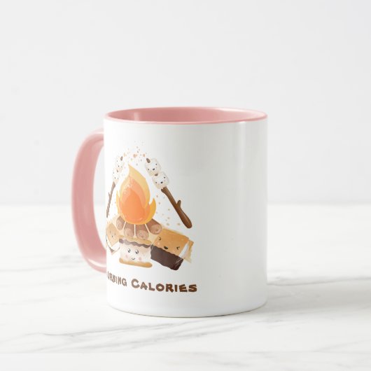 Mug S'more Cute Funny Camping Feu de camp (Devant gauche)