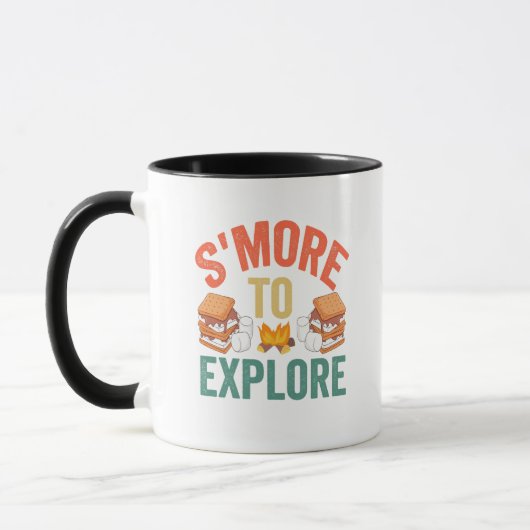 Mug S'mores À Explorer Funny Outdoors Camping Randonné (Gauche)