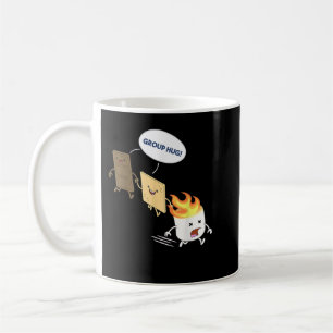 Mug Smores feu de camp Marshmallows Dégustation Funny 