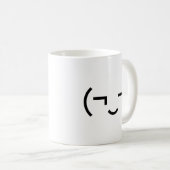 Mug Smug Emoticon (‿MD) Kaomoji japonais (Devant droit)